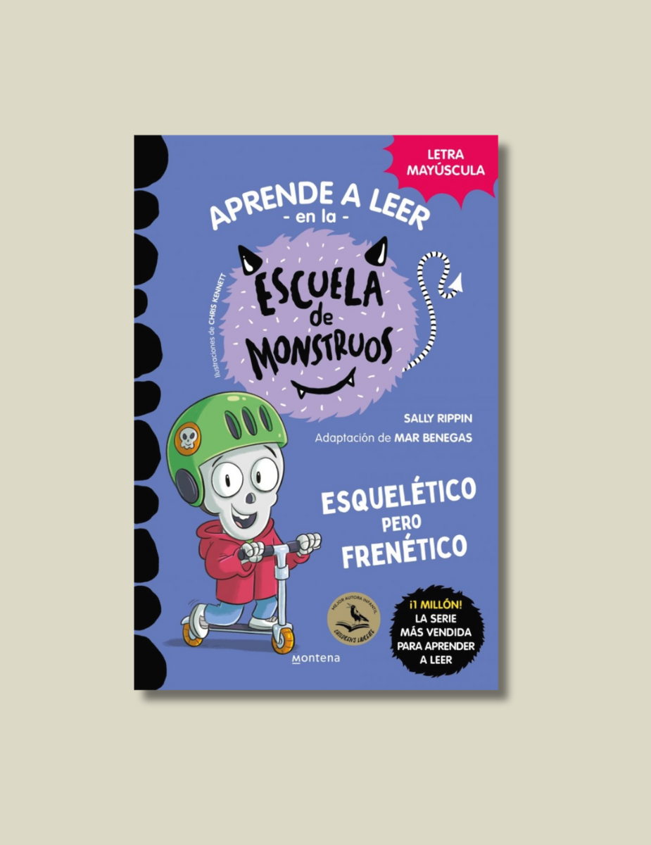 Aprende a leer en la escuela de los monstruos - esqueletico pero frenetico