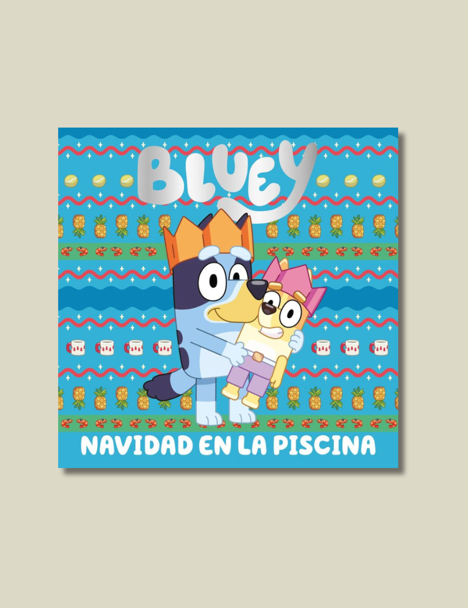 Bluey Navidad en la piscina