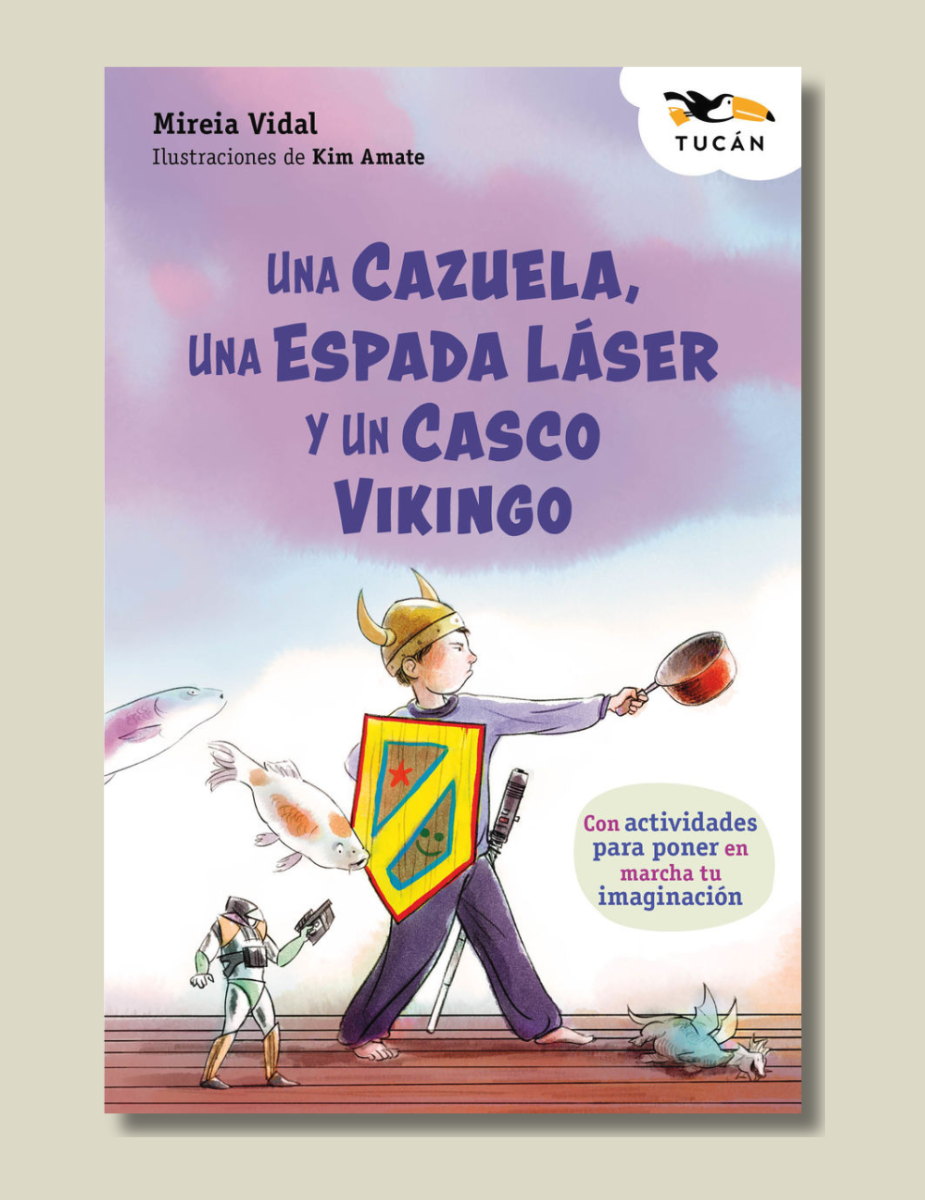 Una Cazuela, Una Espada Laser Y Un Casco Vikingo